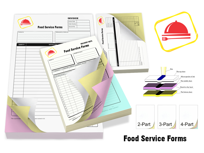 Food Service Forms printing USA Food Service Forms printing USA