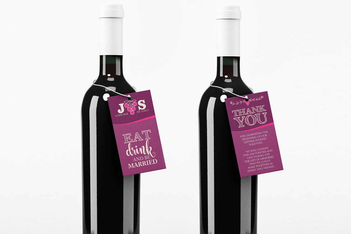 Bottle Neck Tags printing USA Bottle Neck Tags printing USA