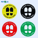Social Distancing Floor Stickers