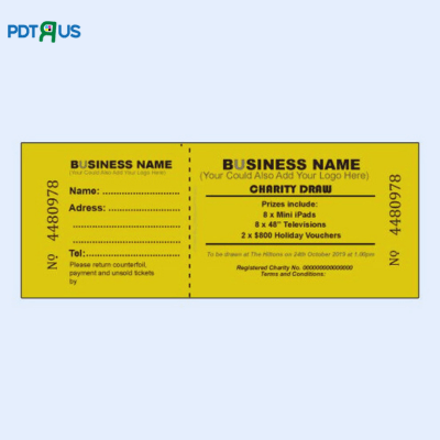Custom Raffle Tickets